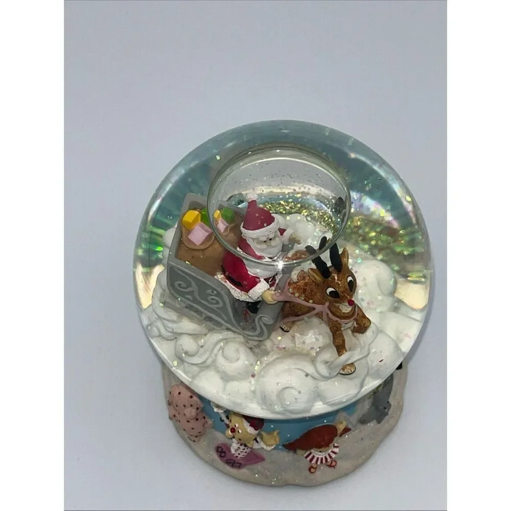 Rudolph Reindeer Island Of Misfit Toys  Enesco Music box Works Great